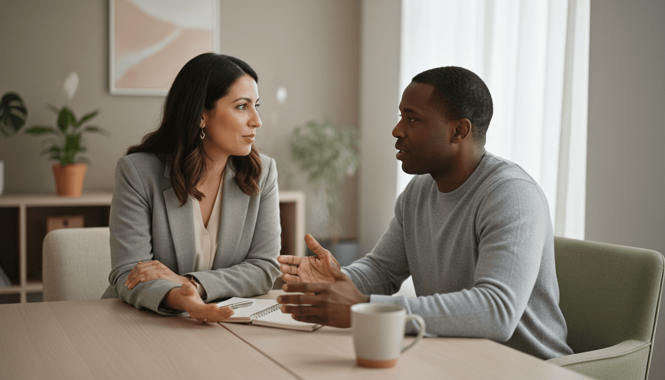 Life transition coaching session